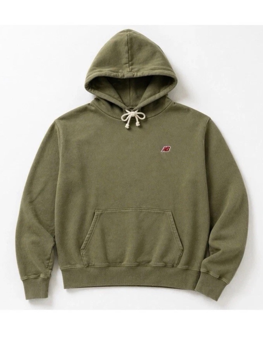 New Balance Made in USA Olive Green Core Hoodie  Mens Sz M MiUSA MT43547